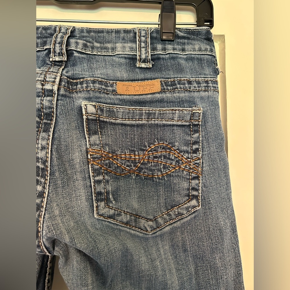 Cowgirl Tuff Women’s Dark Wash Bootcut Jeans - Picture 10 of 15